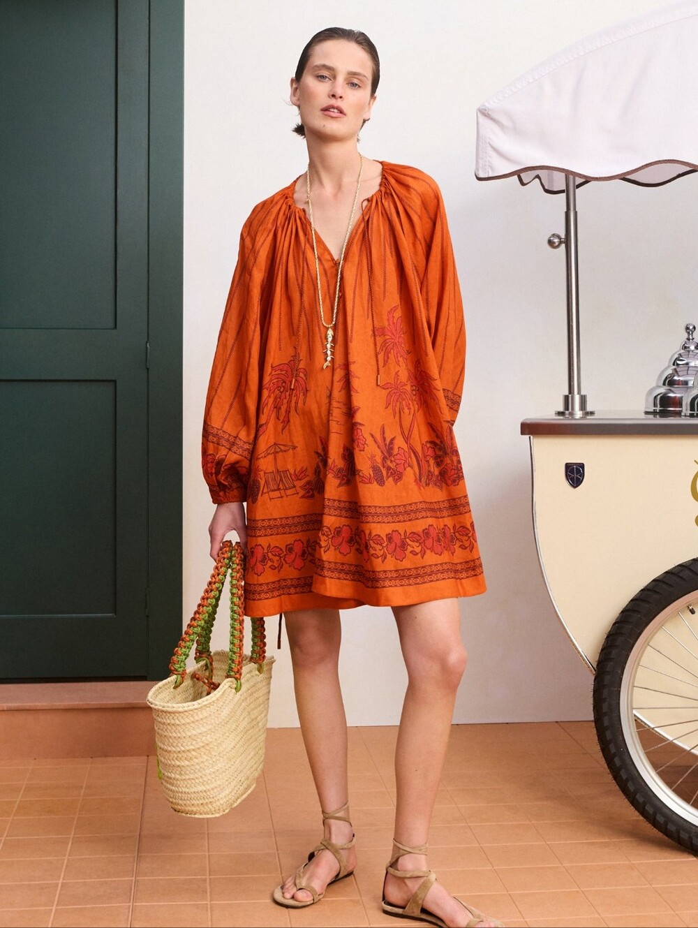 Alemais boathouse mini dress
